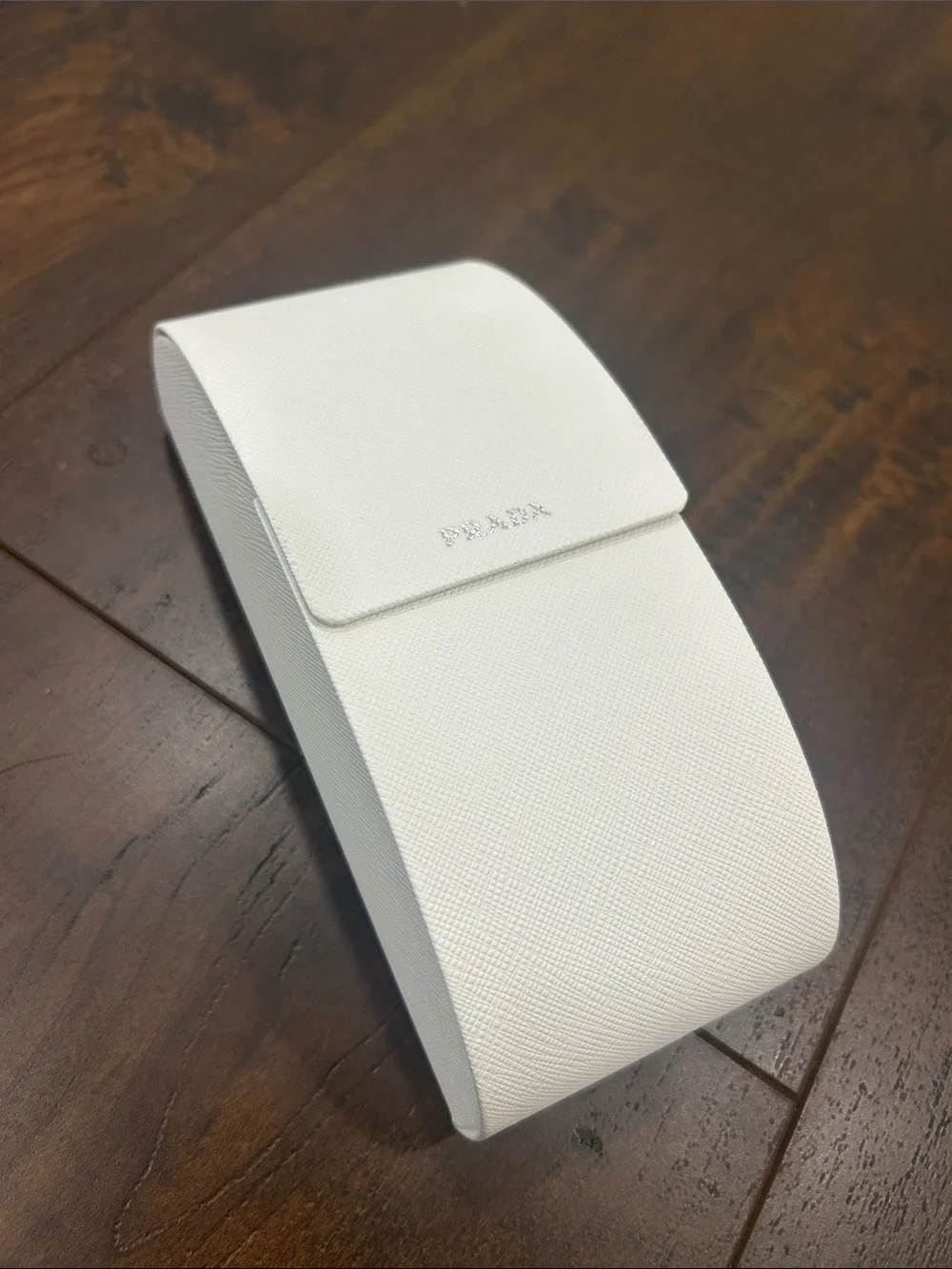 Prada white sunglasses case